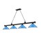Z-Lite Cordon 4 Light Billiard, Matte Black & Electric Blue 2306-4MB-MEB - alternate 7